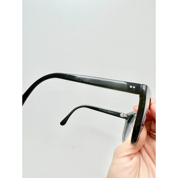 DEREK LAM Lore Black Acetate Plastic Full Frame Cat Eye Sunglasses - Picture 4 of 16